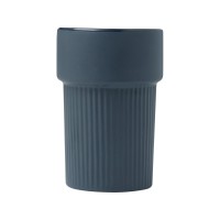 Fika стакан 340 мл с бамбуковым чехлом - Синий