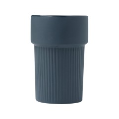 Fika стакан 340 мл с бамбуковым чехлом - Синий