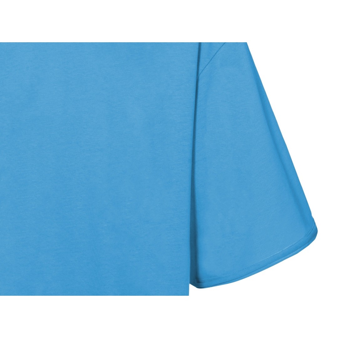 Футболка оверсайз «Liyon» унисекс, лазурный