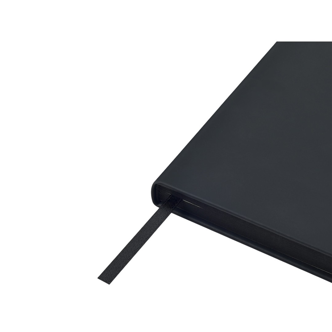 Ежедневник А5 "Megapolis Color New" soft-touch, черный