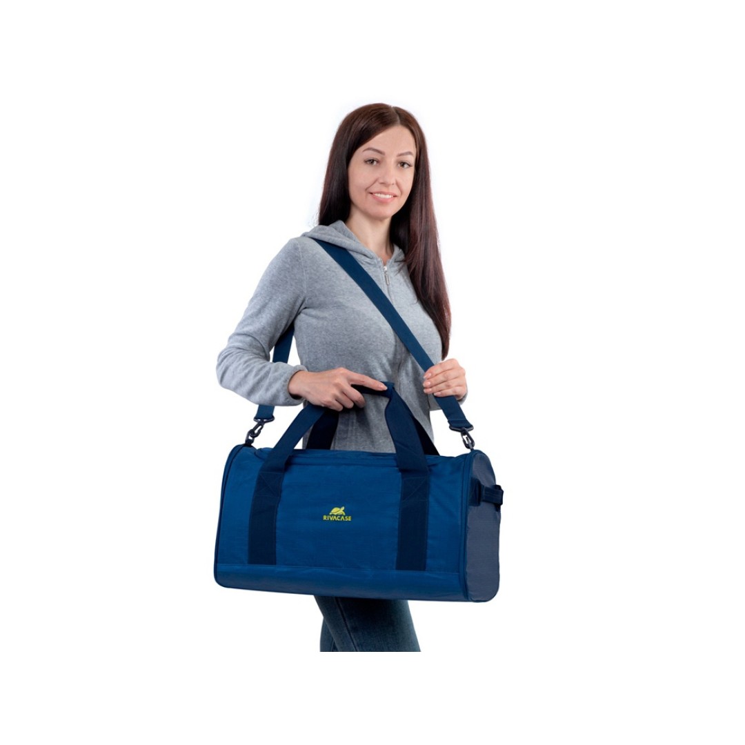 RIVACASE 5541 blue Лёгкая складная дорожная сумка, 30л /12
