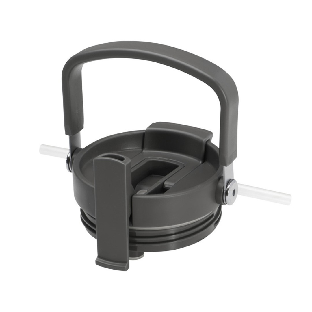 Термостакан Bronx объемом 900 мл из меди и переработанной нержавеющей стали, сертифицированной по стандарту RCS, с вакуумной изоляцией и крышкой с двойной функцией - Серый