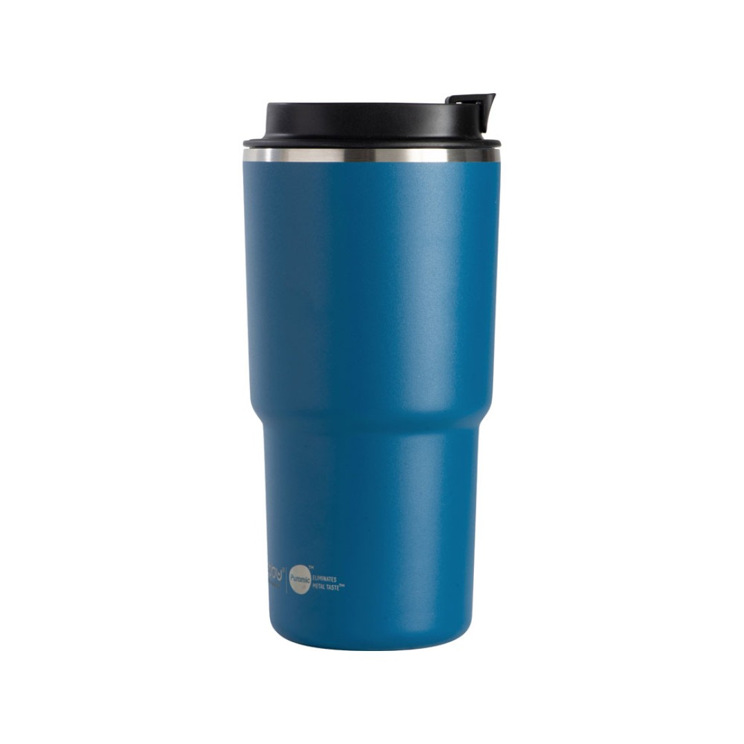 Вакуумная термокружка с  керамическим покрытием «Pick-Up», 650 мл, синий