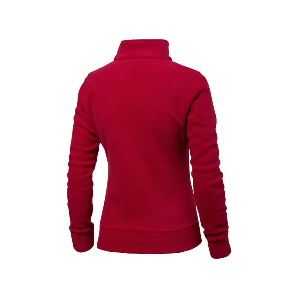 Куртка флисовая "Nashville" женская, красный/пепельно-серый