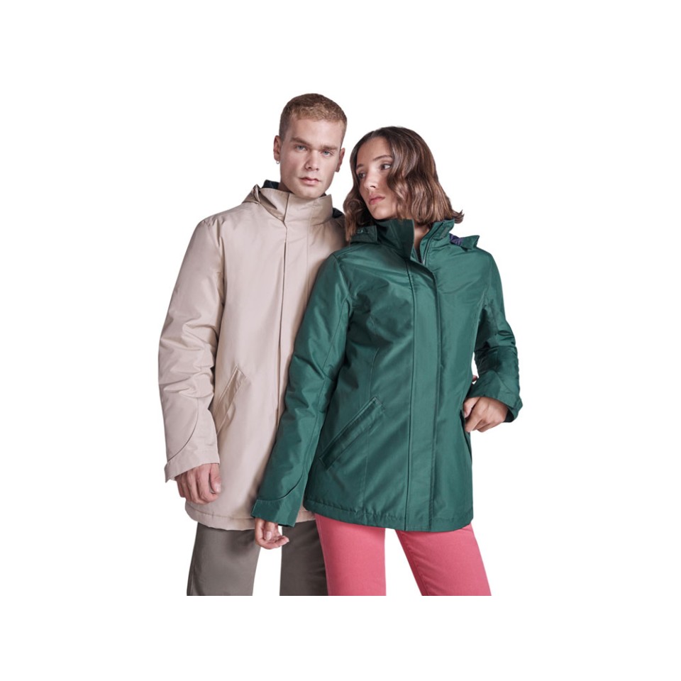 Парка утепленная «America» женская, бутылочный зеленый