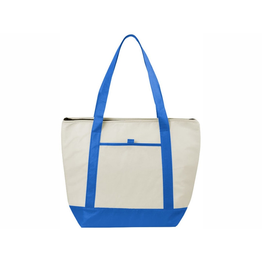 Сумка-холодильник "Lighthouse", натуральный/синий