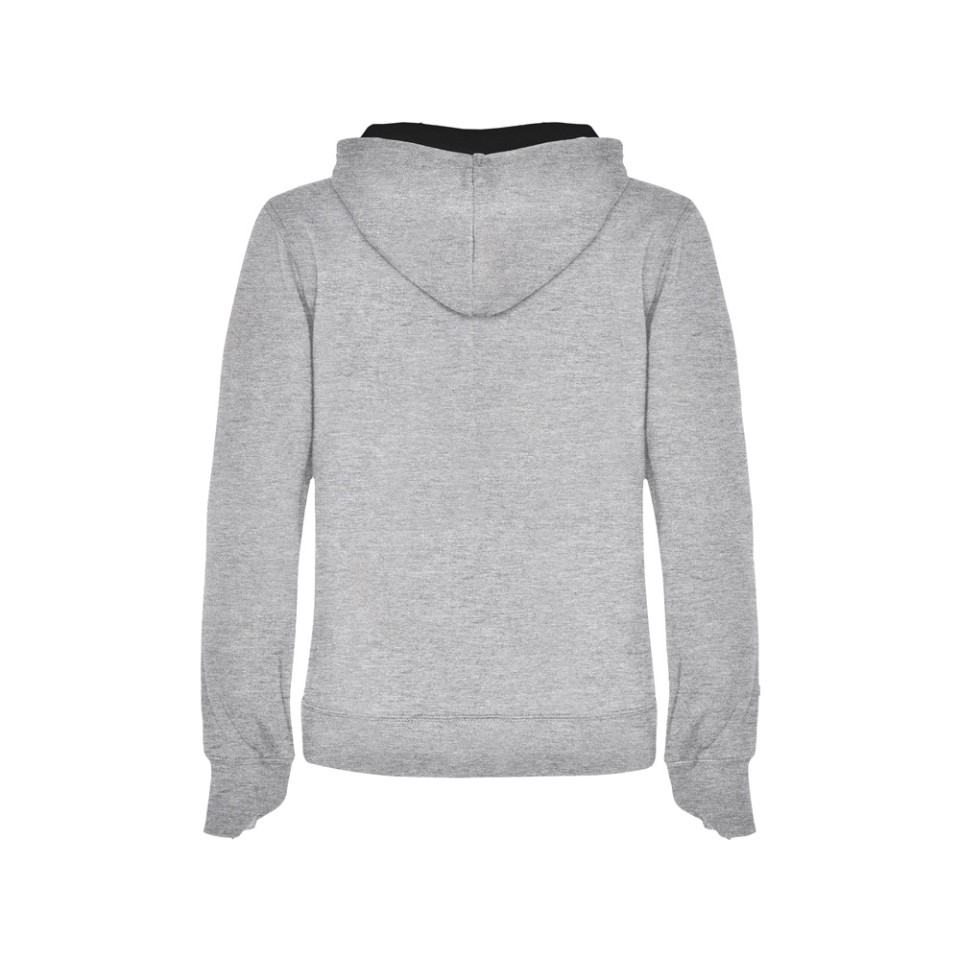 Толстовка с капюшоном "Urban" женская, серый/черный