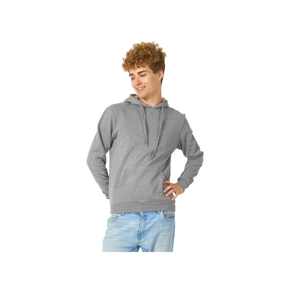 Толстовка с капюшоном "Amsterdam" мужская, серый меланж