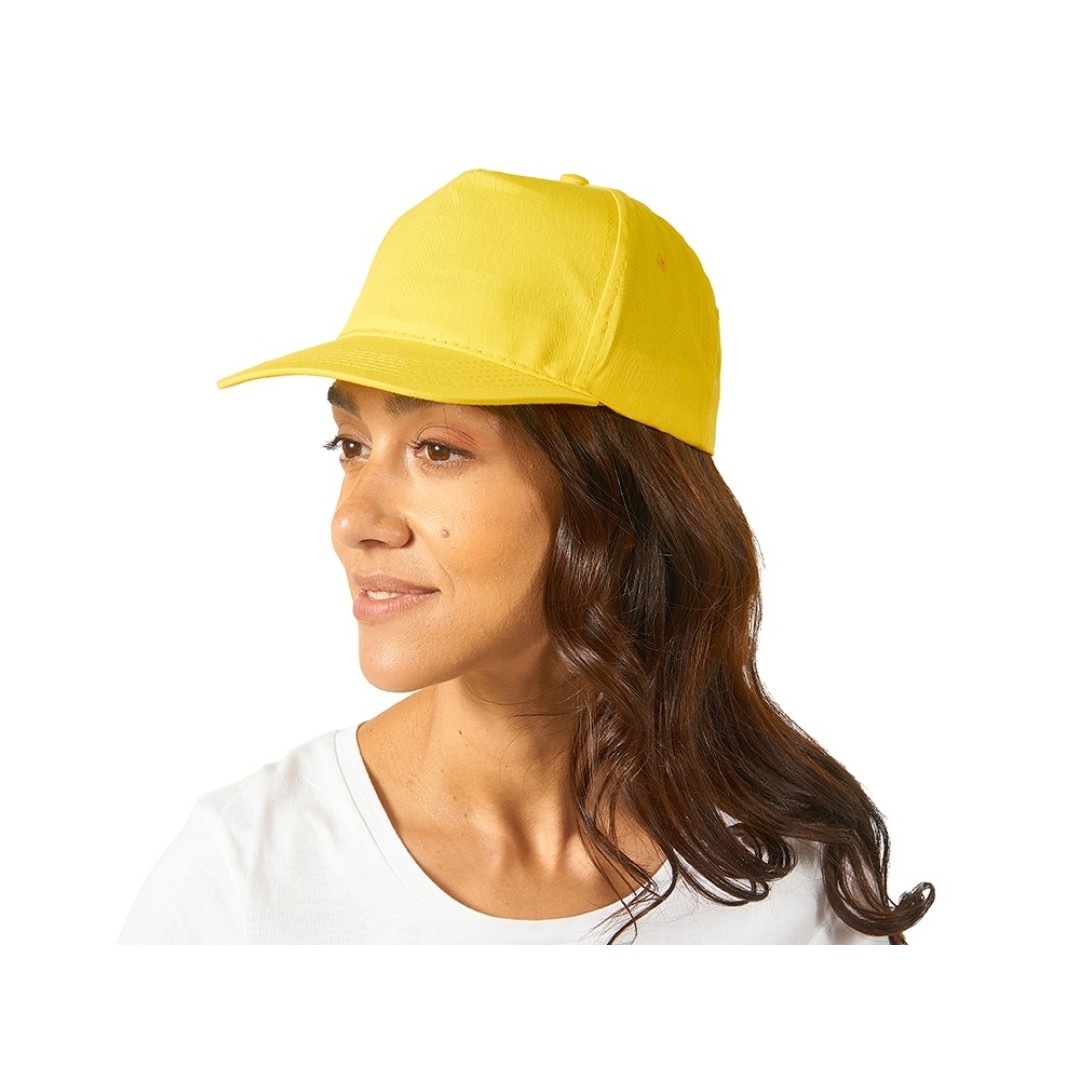 Бейсболка "Memphis" 5-ти панельная 165 гр, желтый