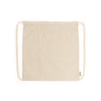 Рюкзак-мешок BRESCIA из переработанного хлопка, бежевый