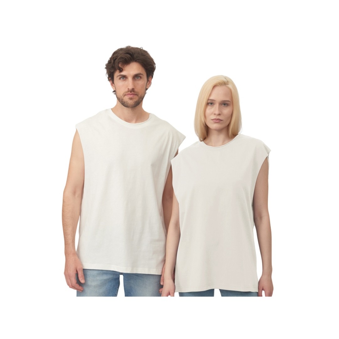 Майка оверсайз «Berlin», унисекс, молочный