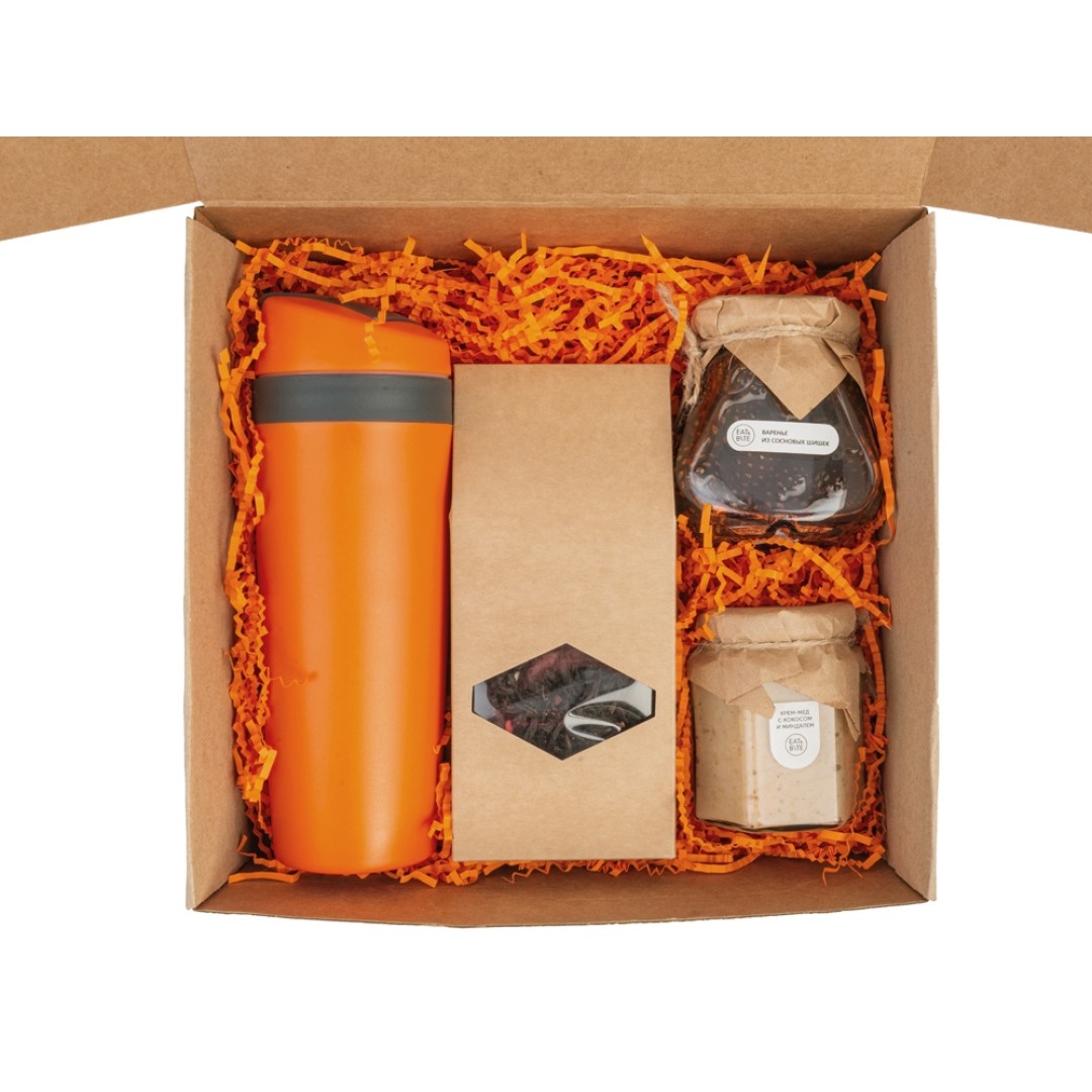 Подарочный набор Tea Cup Superior Honey 2.0, оранжевый