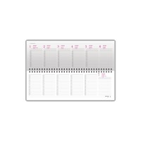 Планинг датированный «Velvet» 2026, бордовый