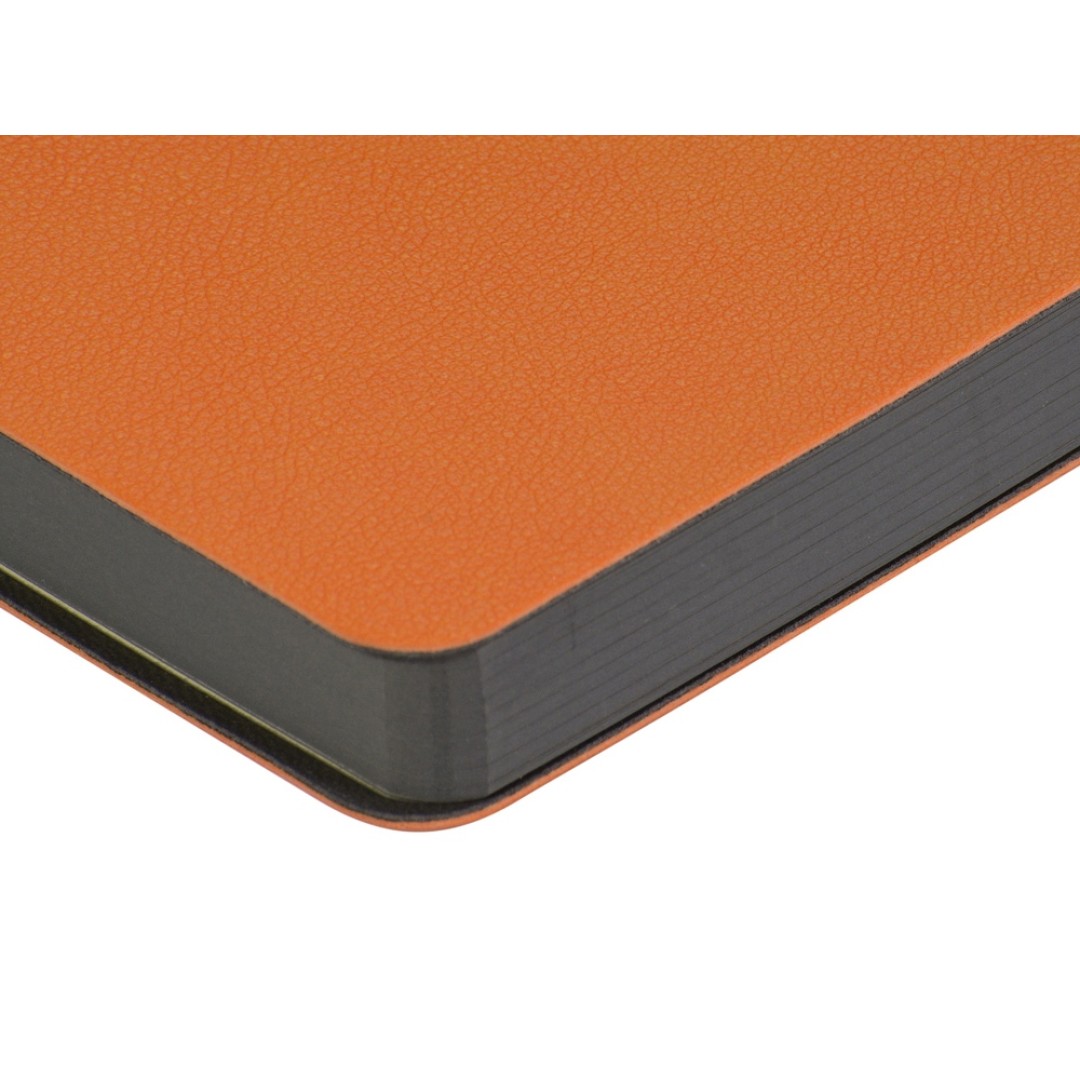 Ежедневник А5 датированный "Boston" 2026, оранжевый с серым обрезом