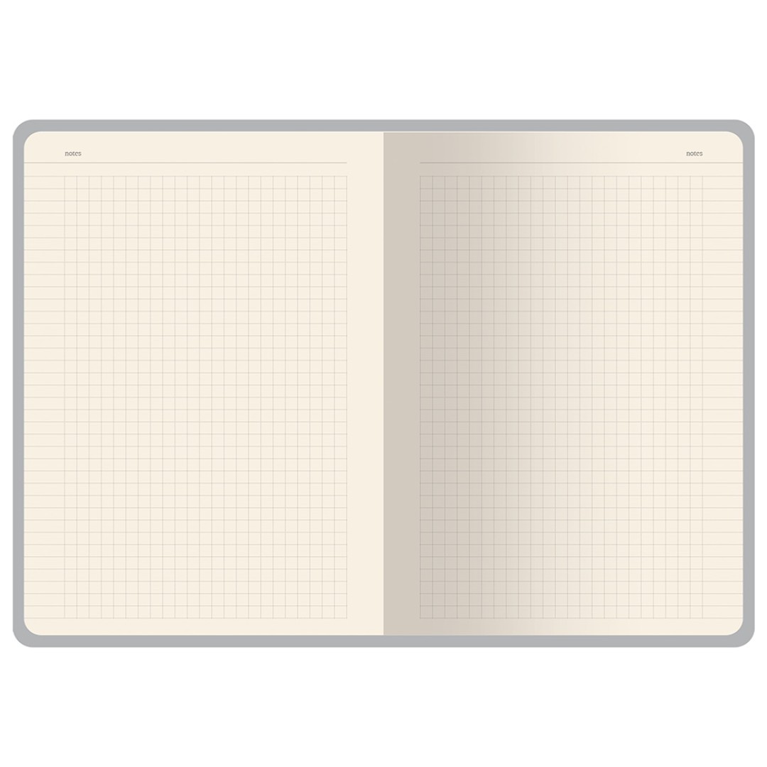 Бизнес-тетрадь А5 "Pragmatic Contrast", 40 листов в клетку, темно-синий с синим срезом