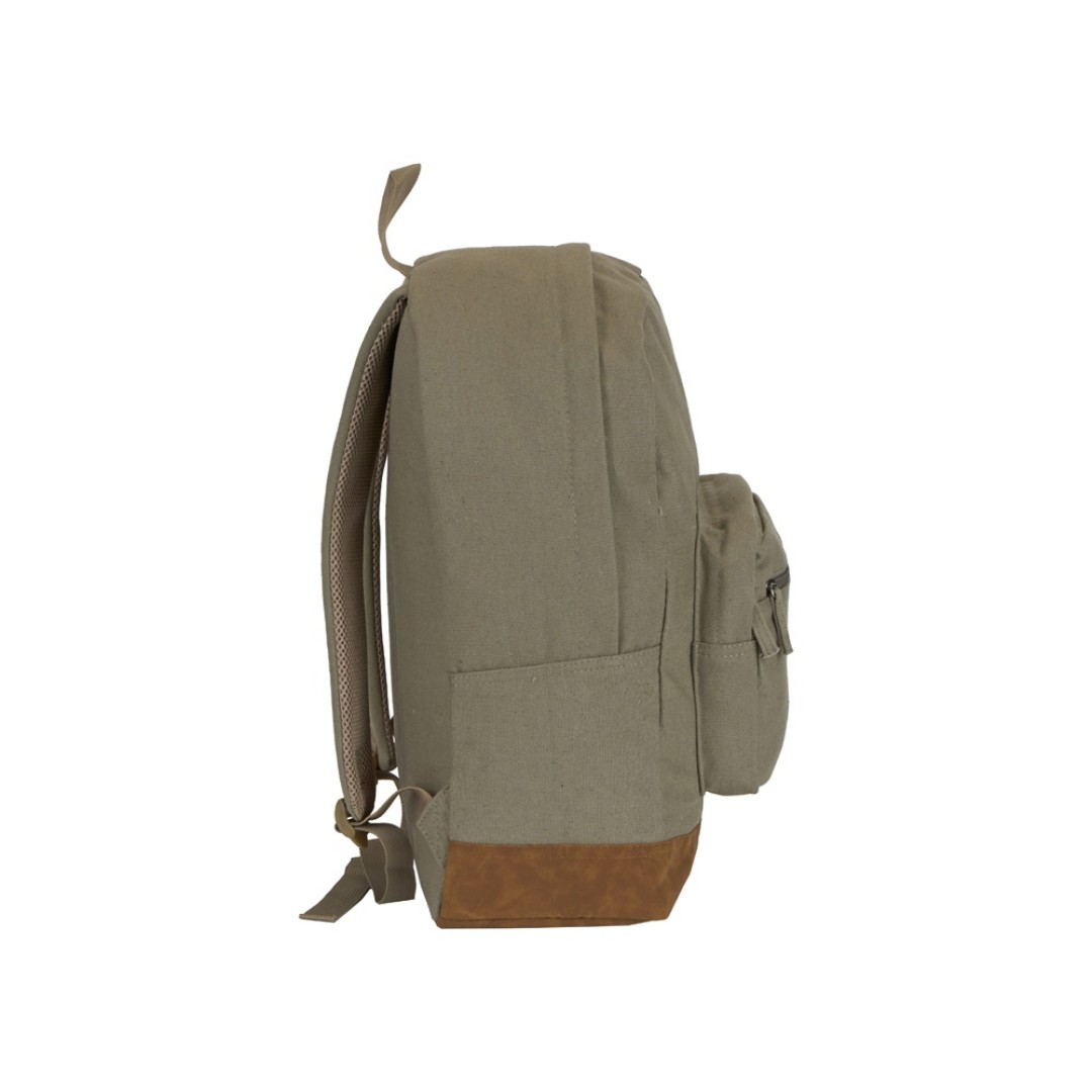 Рюкзак Shammy с эко-замшей для ноутбука 15", бежевый