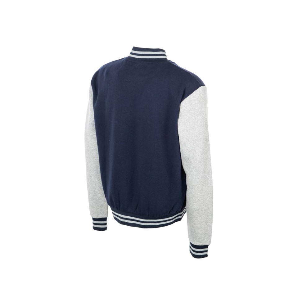 Бомбер «Oxford», темно-синий/серый меланж, унисекс