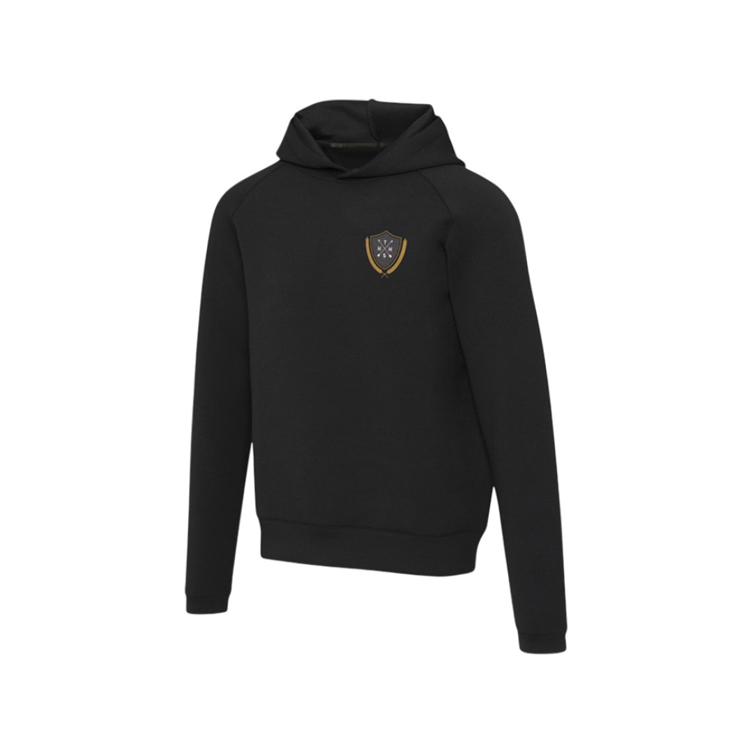 Danali унисекс интерлок спортивная толстовка - Сплошной черный