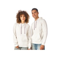 Толстовка унисекс "Stream" с капюшоном, белый