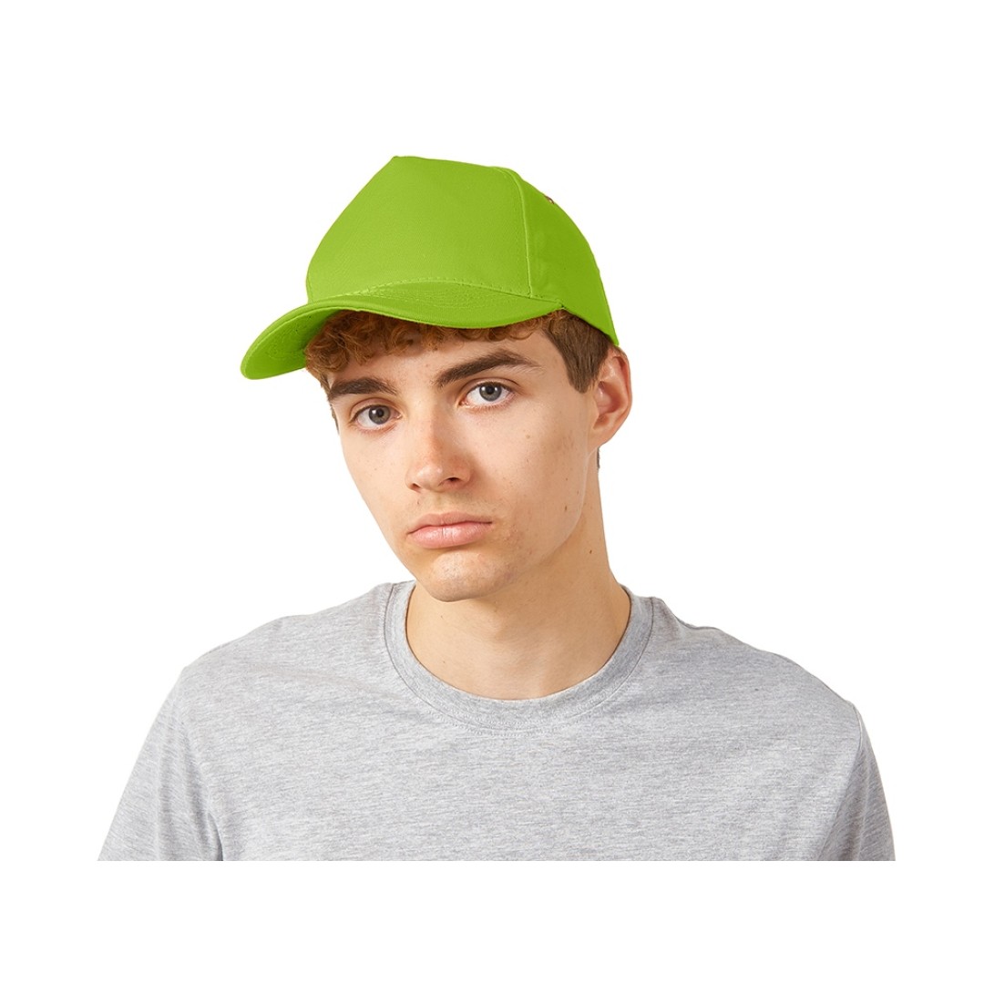 Бейсболка "New York" 5-ти панельная, зеленое яблоко