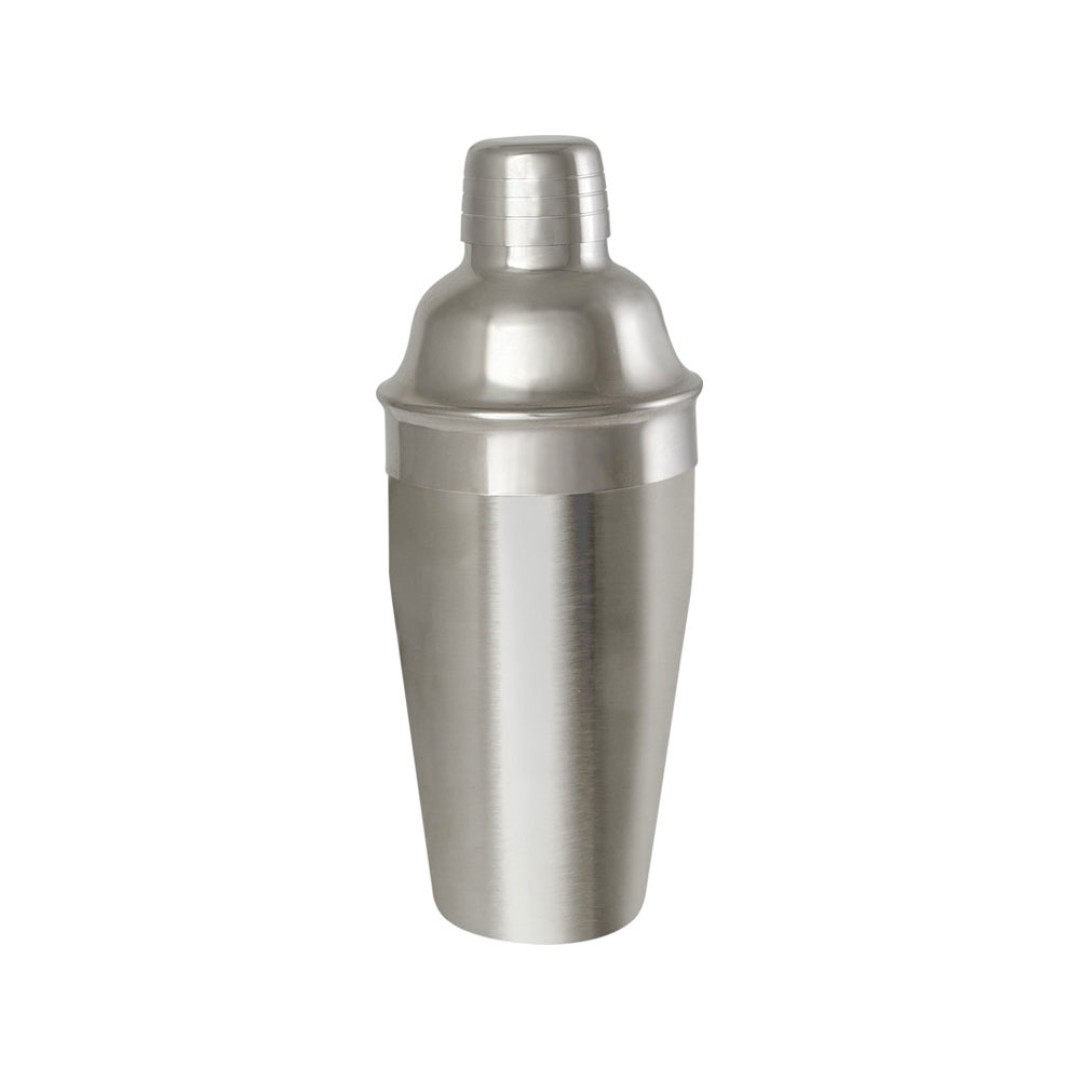 Шейкер для коктейлей Gaudie из переработанной нержавеющей стали, серебристый