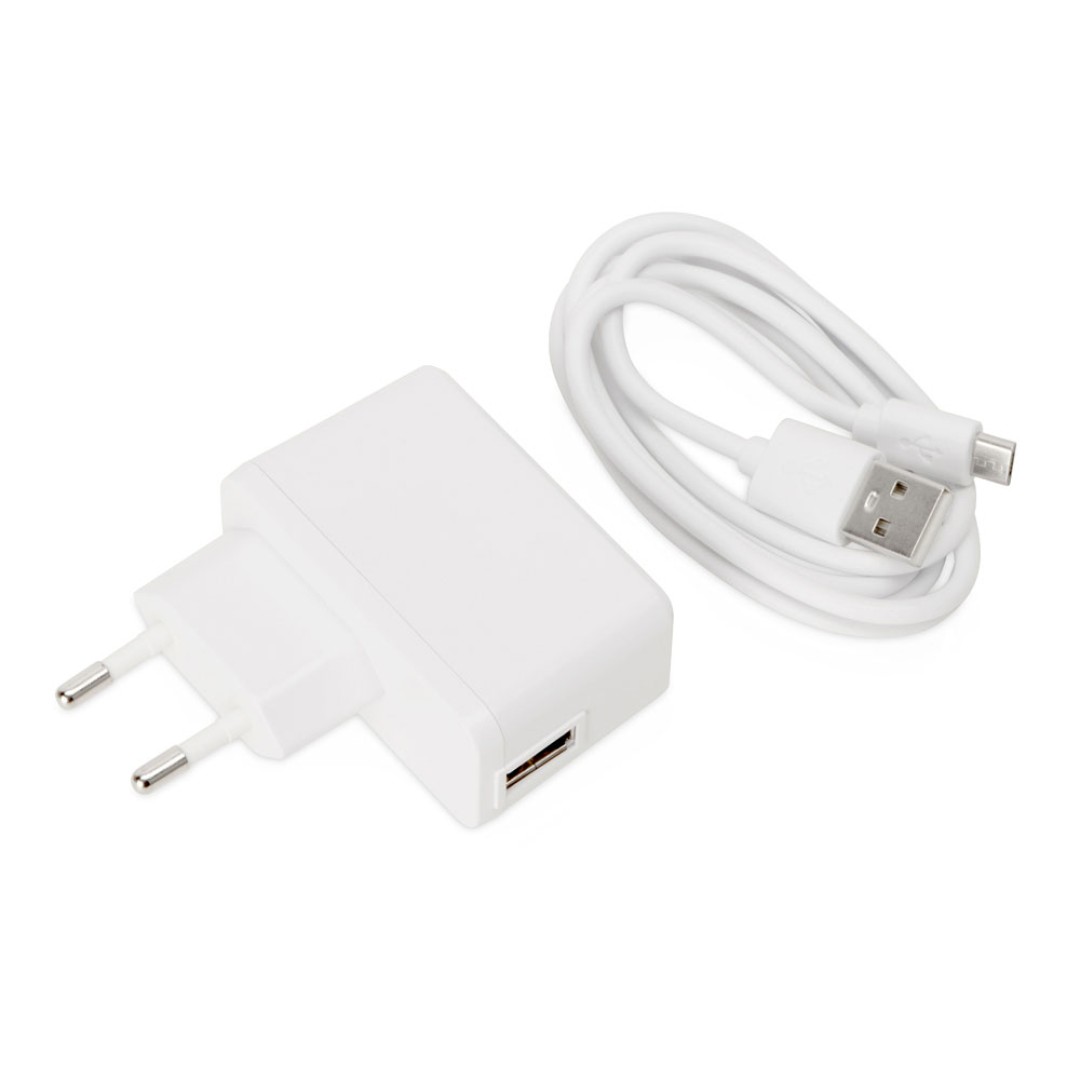 Настольная лампа с функцией беспроводной зарядки "Starline", белый (P)