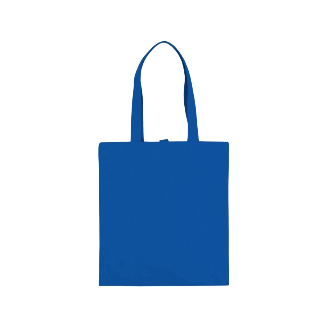 Сумка Clip из хлопка 340 г/м2 с застежкой из экокожи, синий