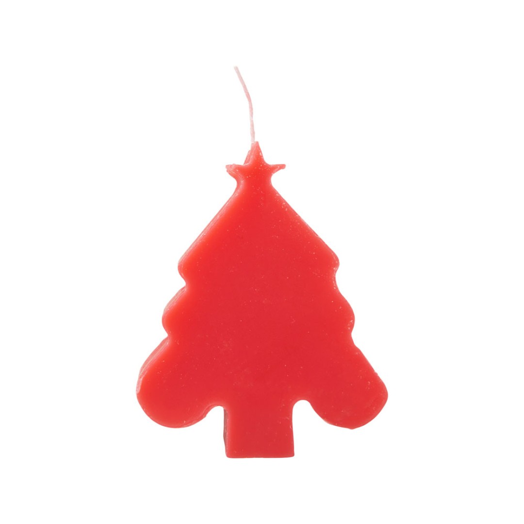 Свеча "Елочка", красный