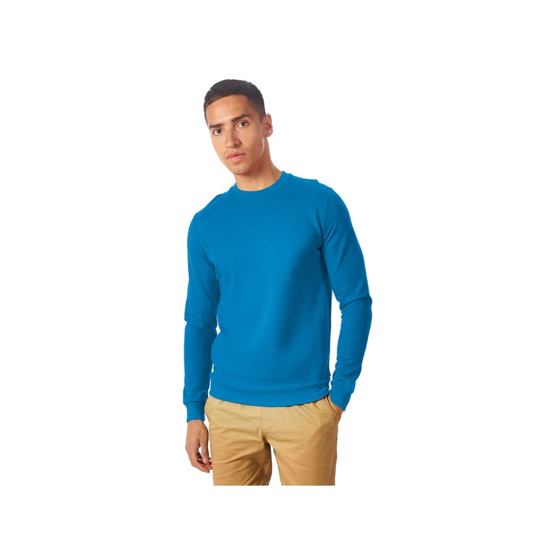 Свитшот "Motion" унисекс с начесом, голубой