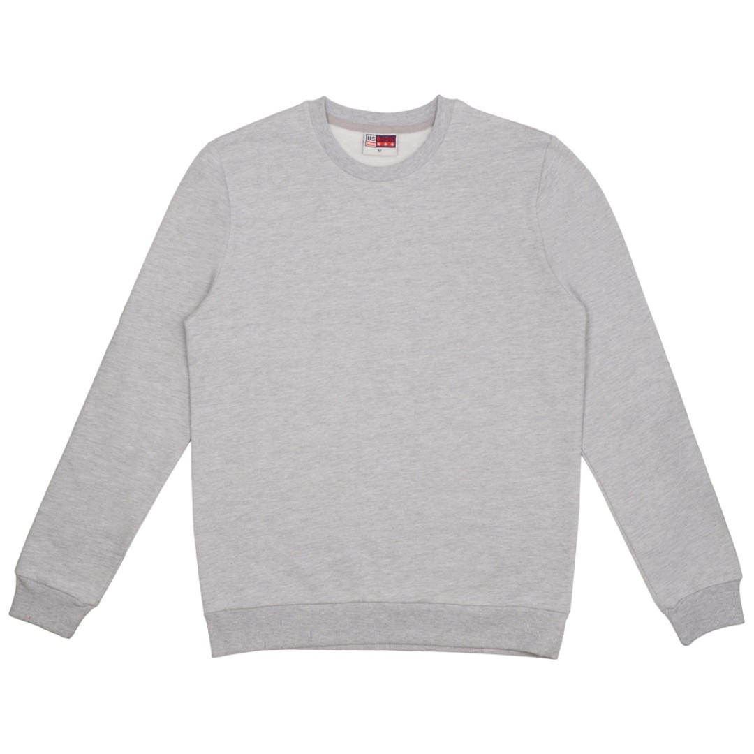 Свитшот "Motion" унисекс с начесом, серый меланж