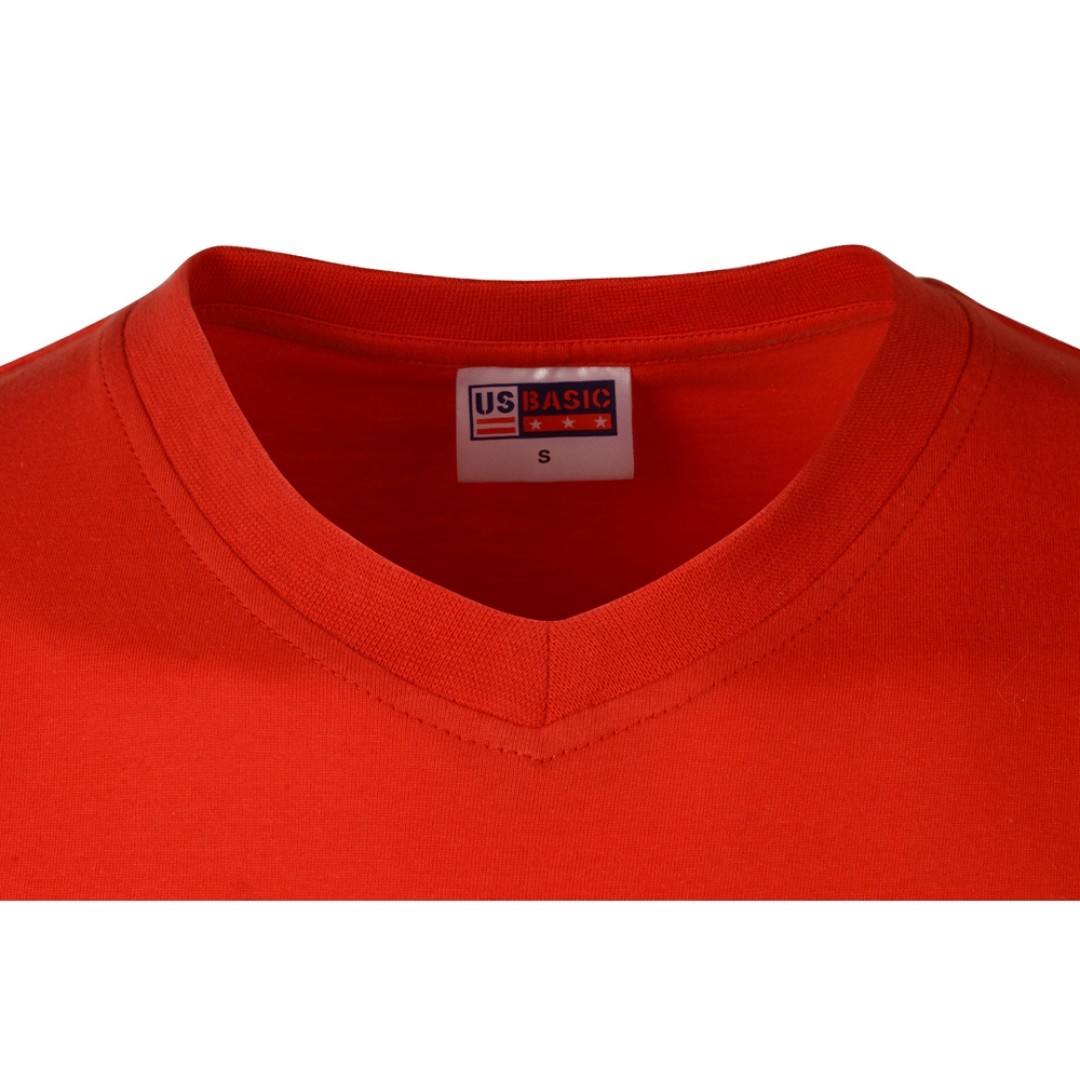 Футболка "Heavy Super Club" мужская с V-образным вырезом, красный