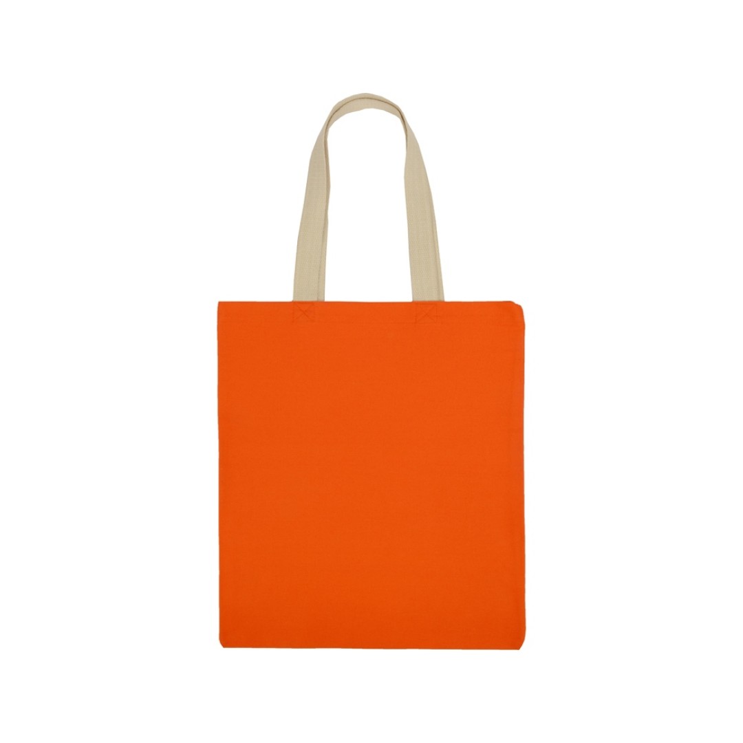 Сумка для шопинга Steady из хлопка с парусиновыми ручками, 260 г/м2, оранжевый (P)