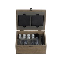 Набор для виски Jack с бокалами в подарочной шкатулке