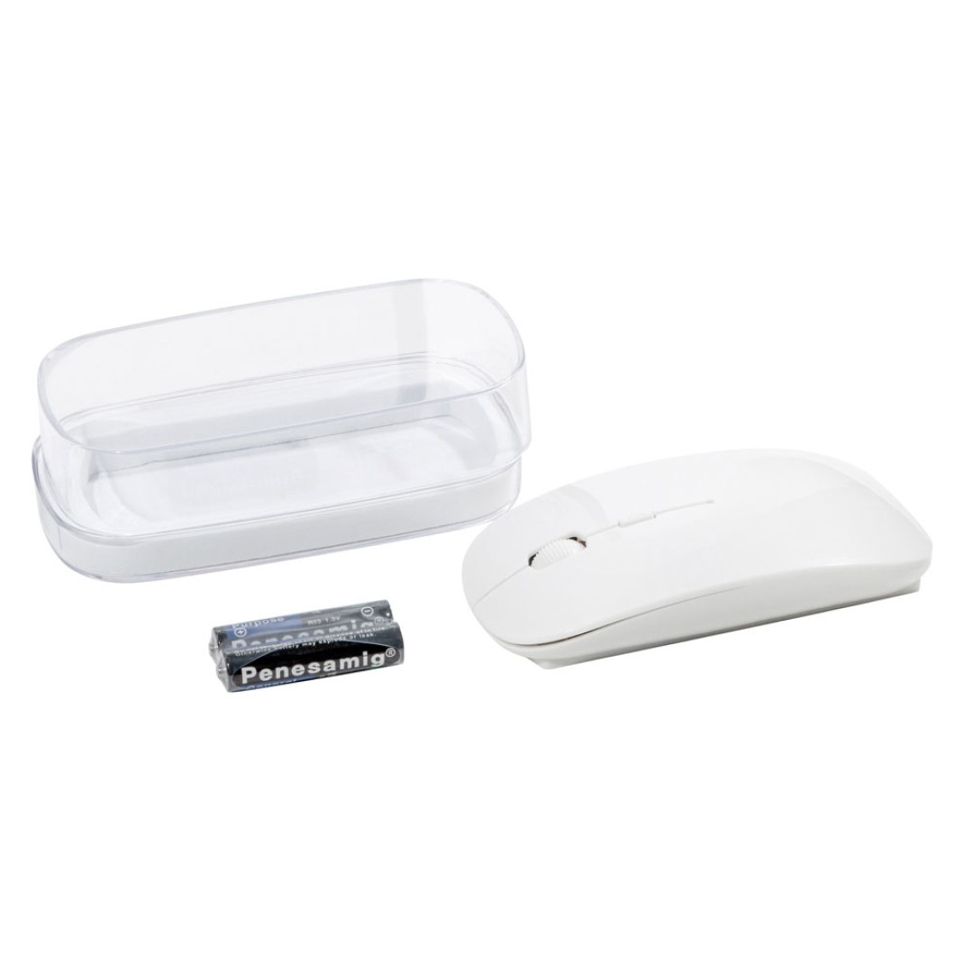 Мышь оптическая беспроводная «Desmo» в кейсе, слоновая кость