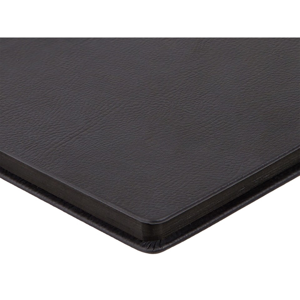 Ежедневник недатированный А5 "Megapolis Nappa", черный