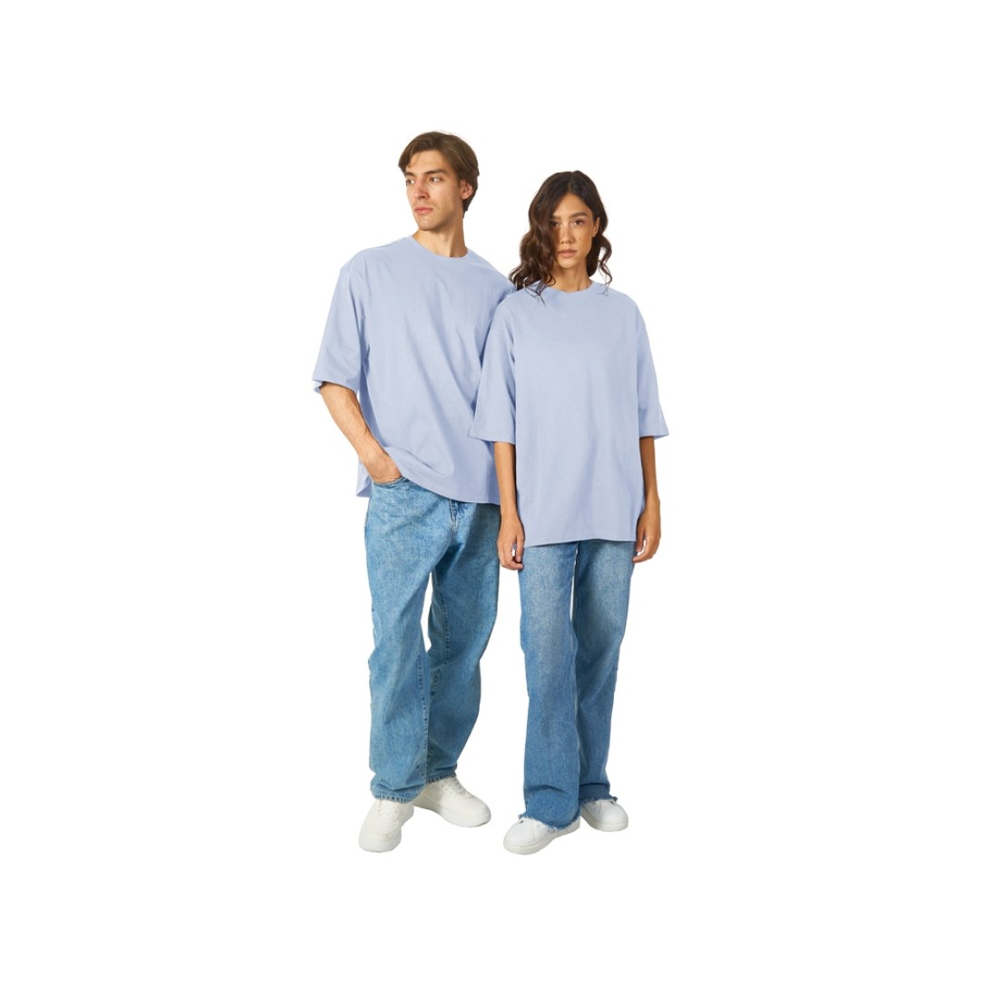 Футболка Berlin к/р оверсайз, 100% хлопок, 180гр, небесно-голубой