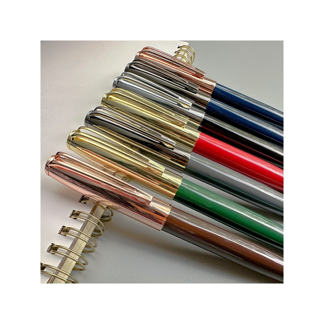 Ручка металлическая шариковая "Napoli", черный/серебристый