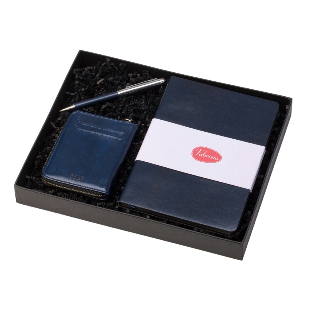 Подарочный набор "Fabrizio Large", темно-синий