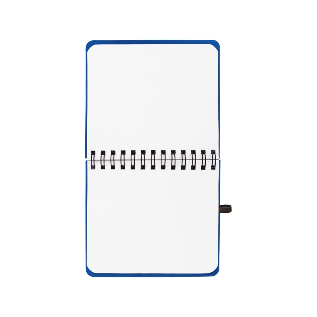 Блокнот А6 "Журналист" с ручкой, светло-синий