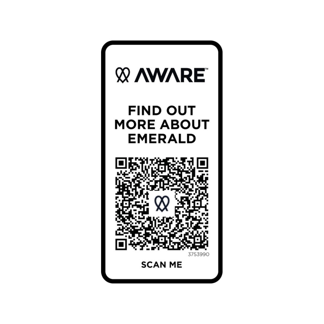 Emerald поло унисекс с коротким рукавом из переработанных материалов Aware™. - Черный