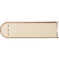 Набор бокалов для шампанского «За Россию» Chinelli в деревянной коробке