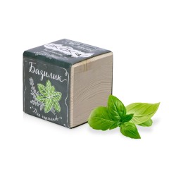 Набор для выращивания "Экокуб Classic "Базилик"
