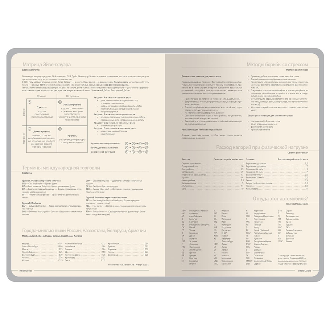 Ежедневник А5 датированный "Megapolis Color" 2026, синий