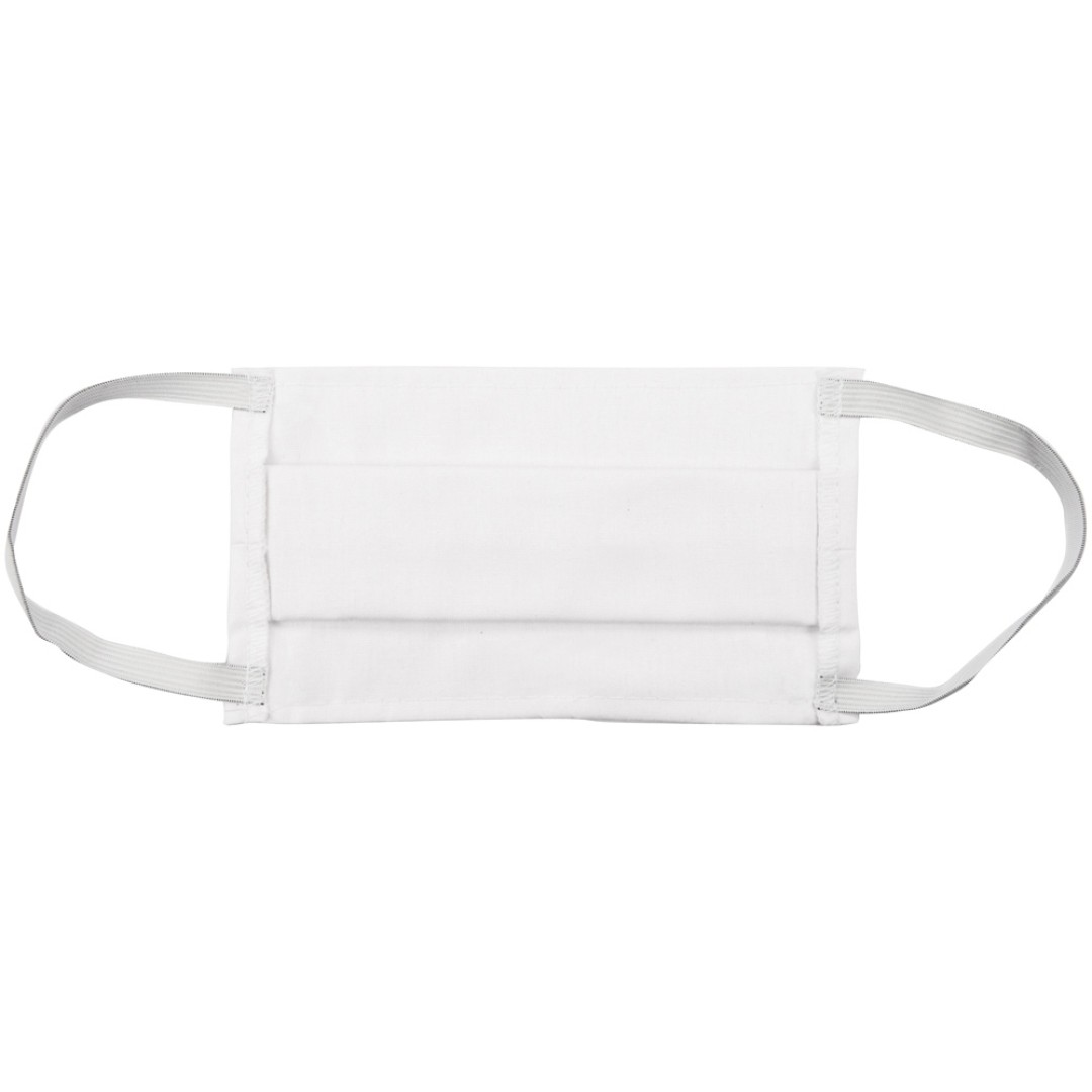 Маска для лица многоразовая из хлопка, белый