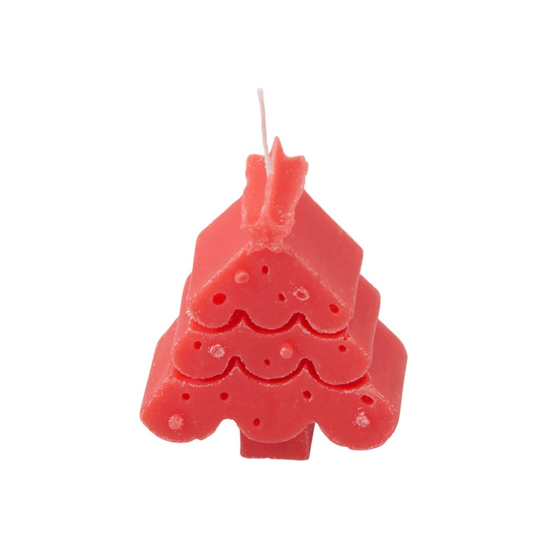 Свеча "Елочка", красный