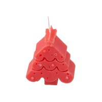 Свеча "Елочка", красный