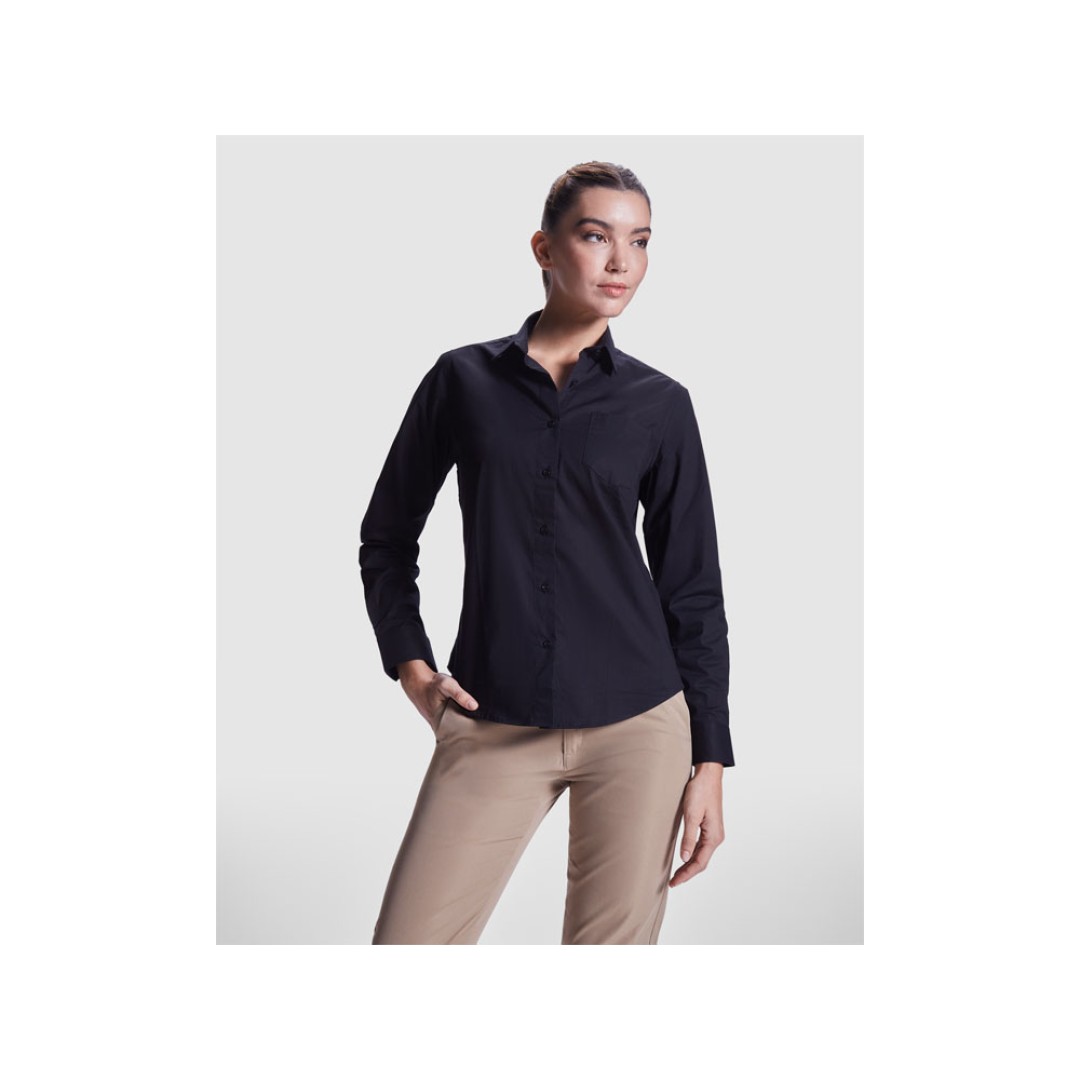 MOSCU WOMAN рубашка д/р, черный