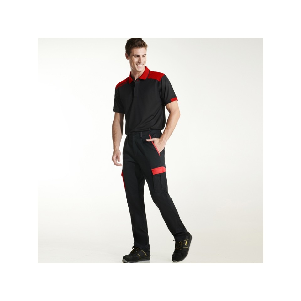 Брюки "Trooper", черный/красный