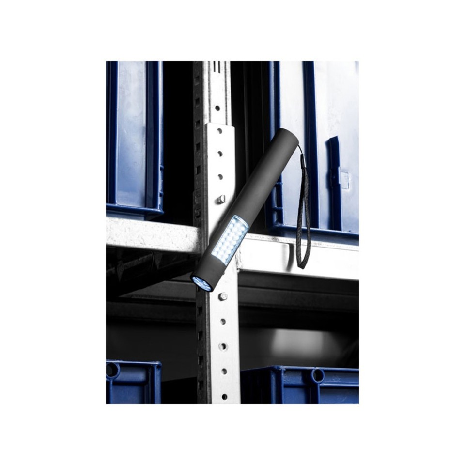 Магнитный фонарик «Tau», 28 светодиодов, черный