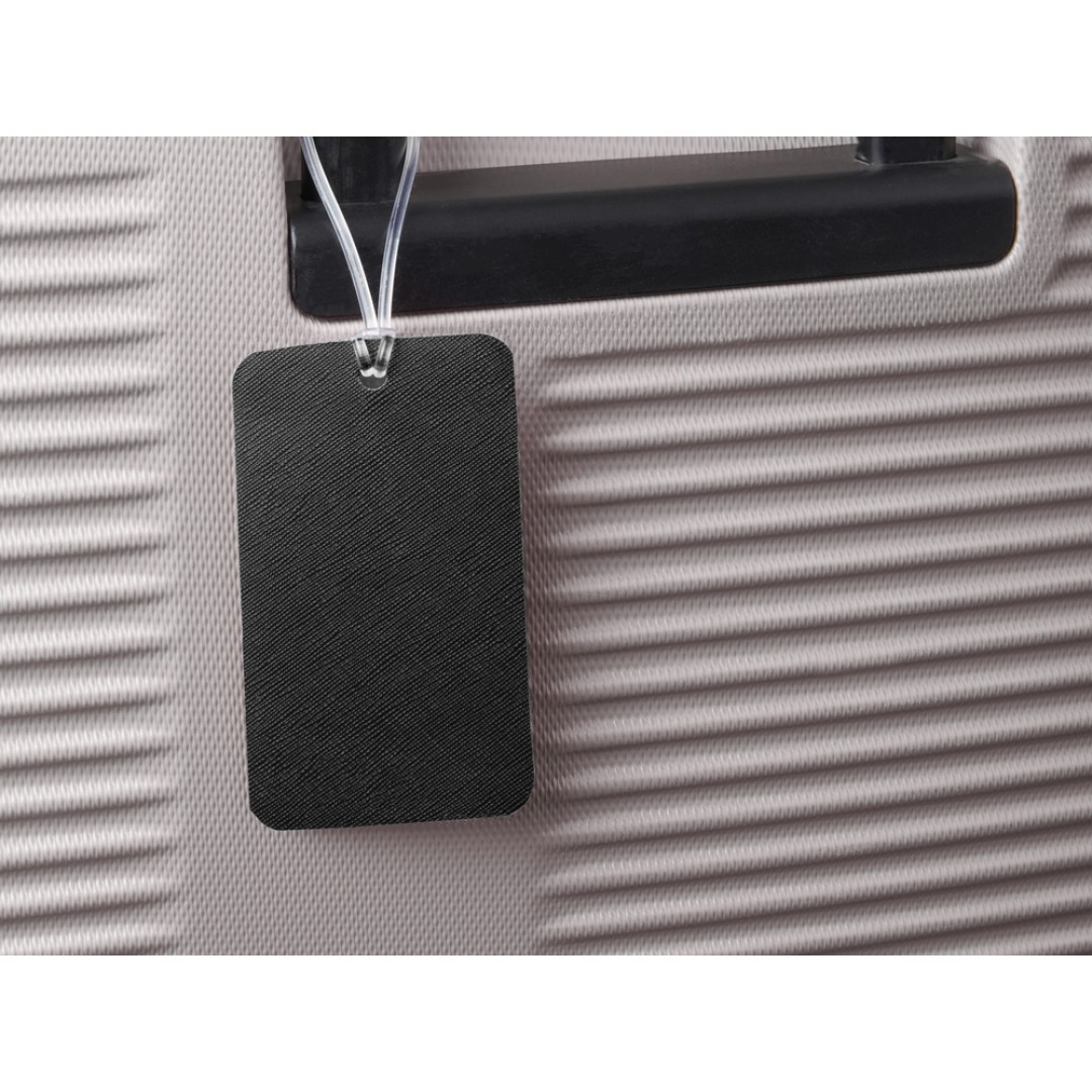 Багажная бирка «Favor» на силиконовой петле, черный